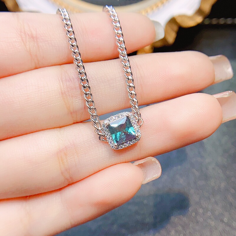 Factory wholesale explosions Alexander bracelet S925 silver inlaid main stone 6*6 selling Europe and the United States a generation of hair