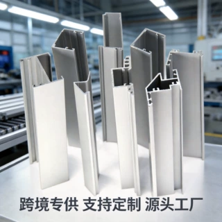 铝合金型材开模定制 建筑门窗铝型材 喷涂氧化表面处理 量大价优