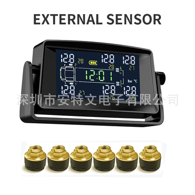 Tire Pressure and Temperature Display — Tire pressure monitoring system
