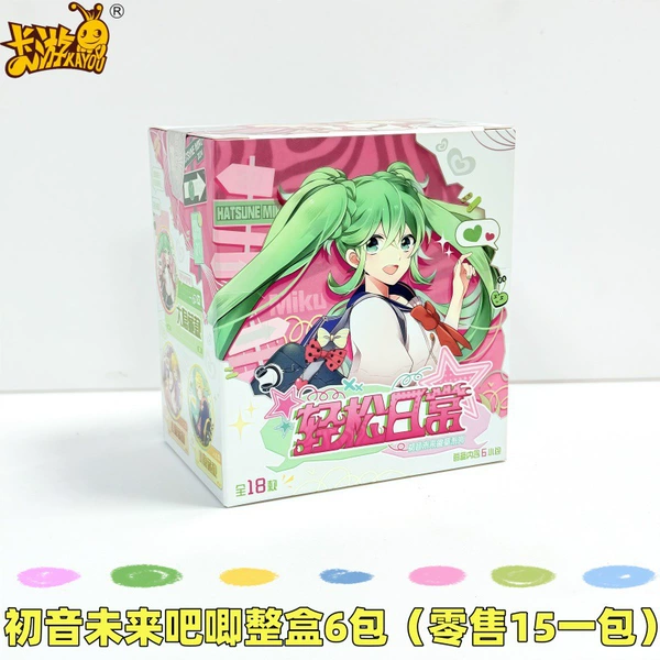 Hatsune Miku Badge 1 box 6 packs (15 per pack for retail)