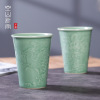 Kongshan Xinyu Longquan Celadon manual Carved designs prosperity brought by the dragon and the phoenix ceramics household Make tea Readily Cup Coke Cup