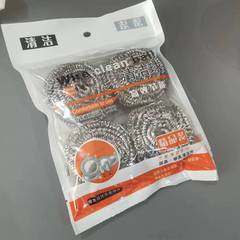 Factory of 2 Yuan Store Stainless Steel Wire Ball Cleaning Daily Necessities Wholesale Kitchen Rust-Proof Cleaning Ball