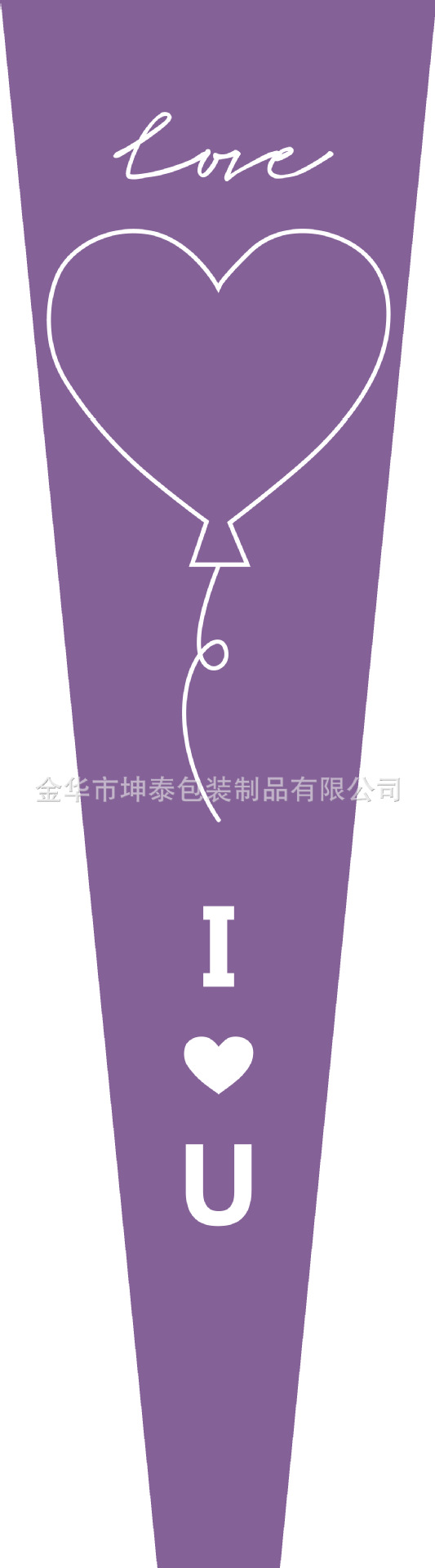 Bolsa de embalaje simple de una sola flor transparente ramo de rosas bolsa de triángulo bolsa individual bolsa de múltiples ramas material de tienda de flores florales