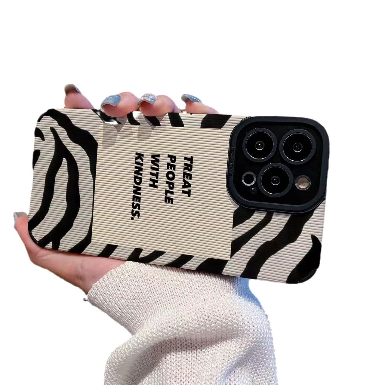 Suitable for Samsung A71 phone label Zebra A53 A32 protective case women's premium full package stripe_voghion.com