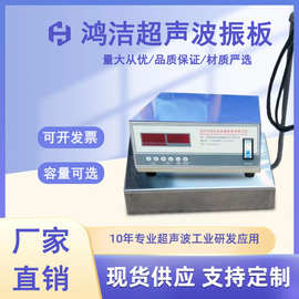 鸿洁超声波震板超音波震动板投入式超声波清洗机振板带发生器包邮