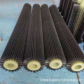 定做工业清洗毛刷辊玻璃清洗机果蔬清洗机抛光除尘打磨滚筒毛刷