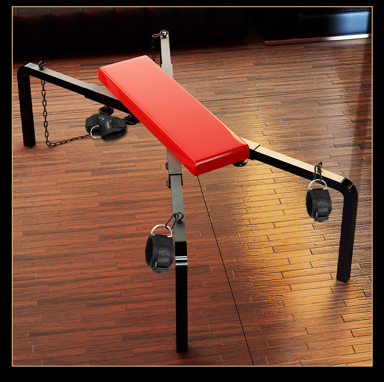 Jiuai SM Bondage Training Set with X-Frame Furniture Props, Black-Red Adult Play Kit — detail image 20