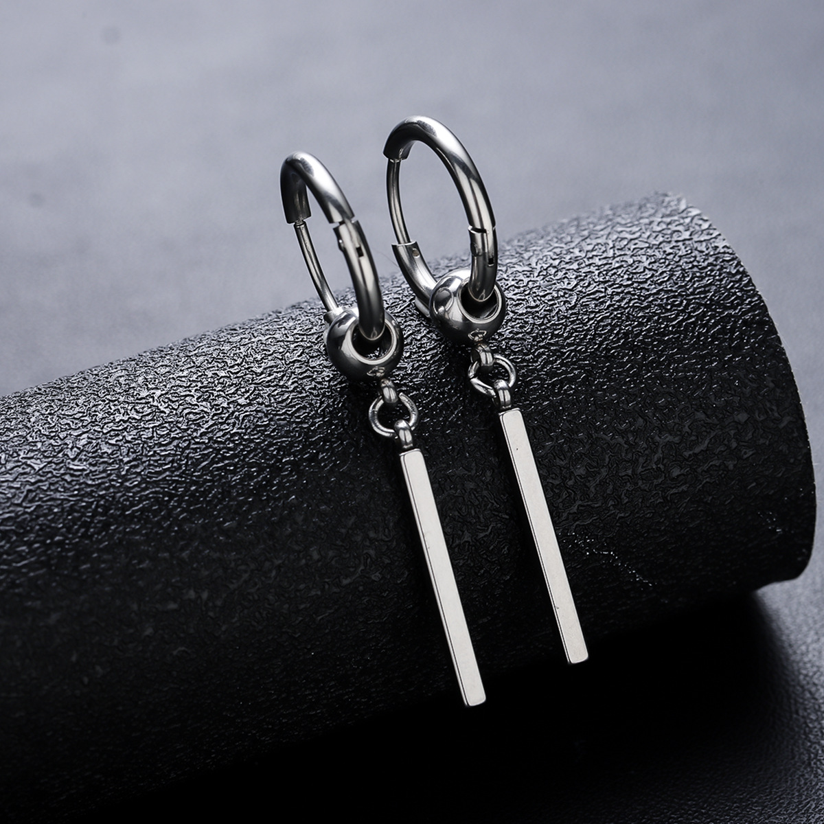 사각 귀걸이 묶음