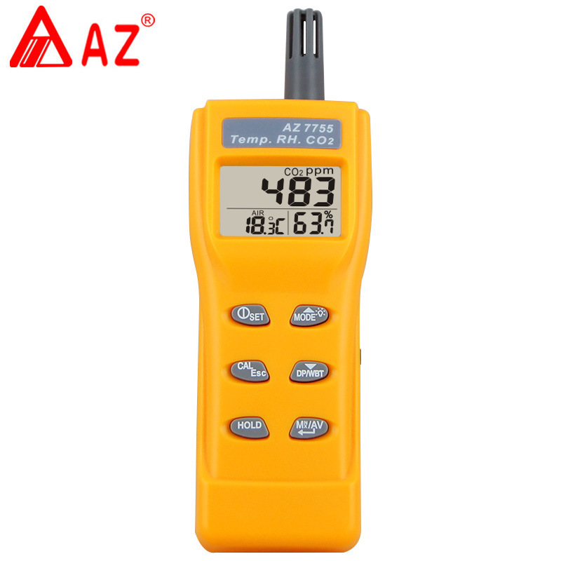 衡欣 AZ7755 二氧化碳检测仪 CO2检测仪 多功能二氧化碳气体测定仪