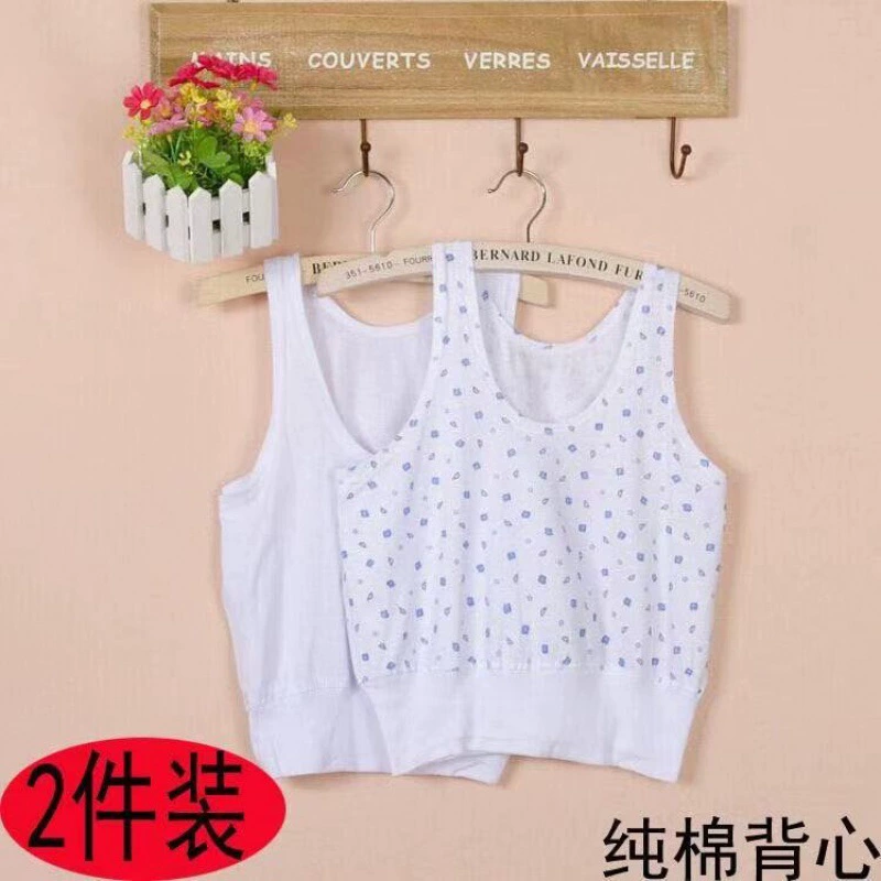 IT2 средний и пожилой жилет женский хлопок старик нижнее белье большого размера свободная старушка майка мама