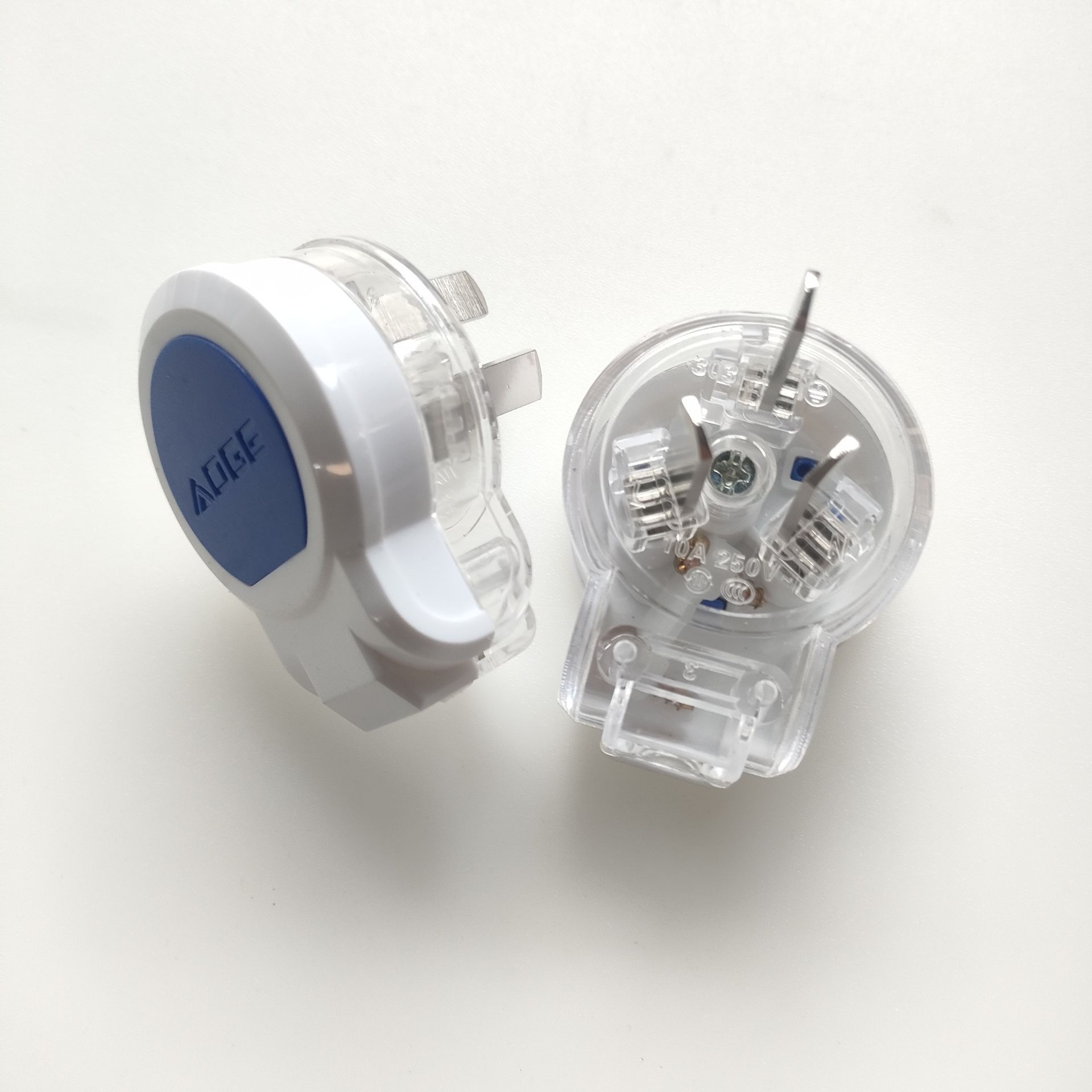 奥格A303三脚插头接线插头转动插头工业插头转动10A