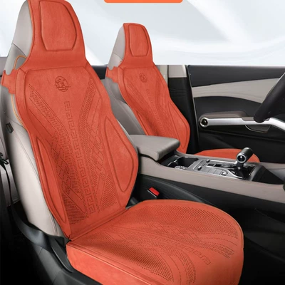 Seat cushion, seat cover: All Seasons, Rams Warm Thin - vibrant-orange-convertible-top-5-seater-vehicle