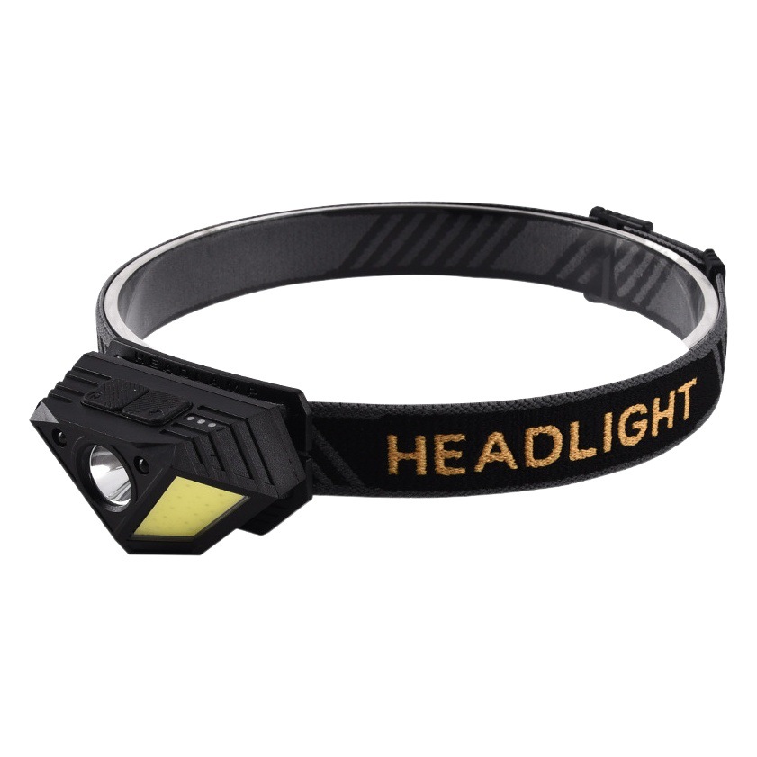 Nuevo LED al aire libre iluminación fuerte luz inducción faro tipo-C carga xpg + COB gran capacidad camping pesca lámpara