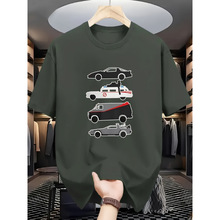 N 26920 Car Pattern Men's T-shirt ����ͼ����ʿ�������羳