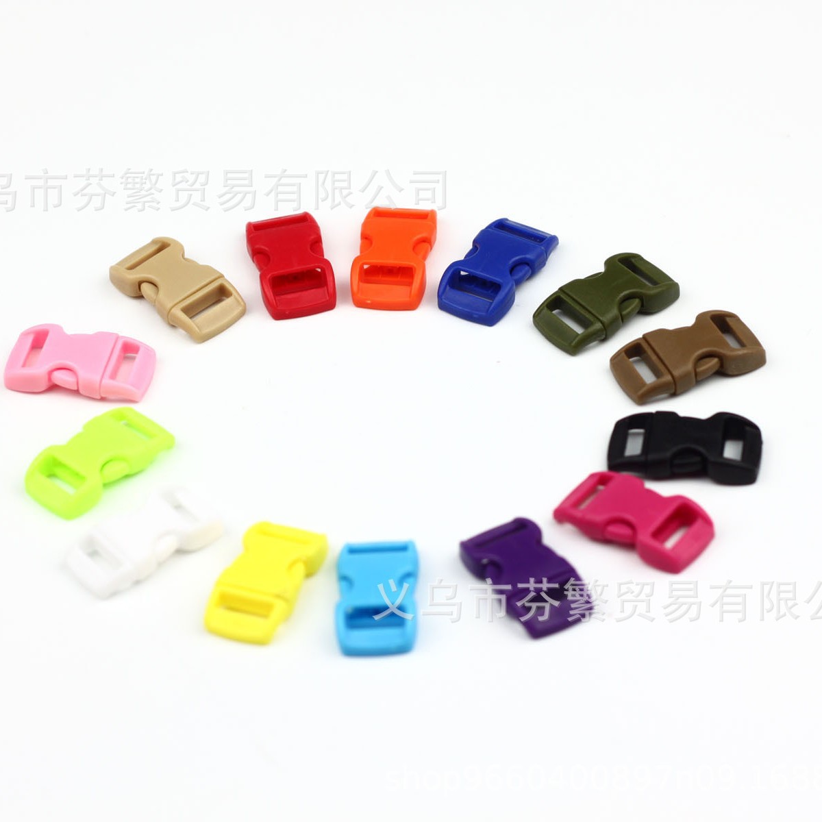 Wholesale 1cm Luggage Accessories Plastic Buckle Small Buckle DIY Paracord Bracelet Pet Collar Buckle