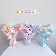 クロスボーダーの源工場サンリオかわいいアニメの花束クロミーの人形バラの子供の日の精巧な贈り物
