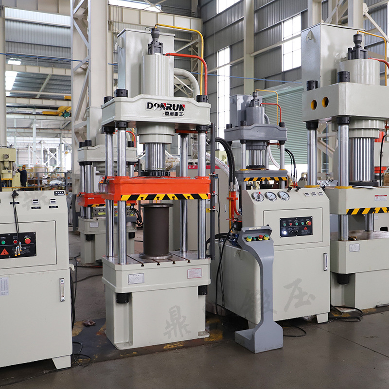 100吨液压机金属压型冲裁剪切拉伸压力机鼎润现货100T四柱油压机