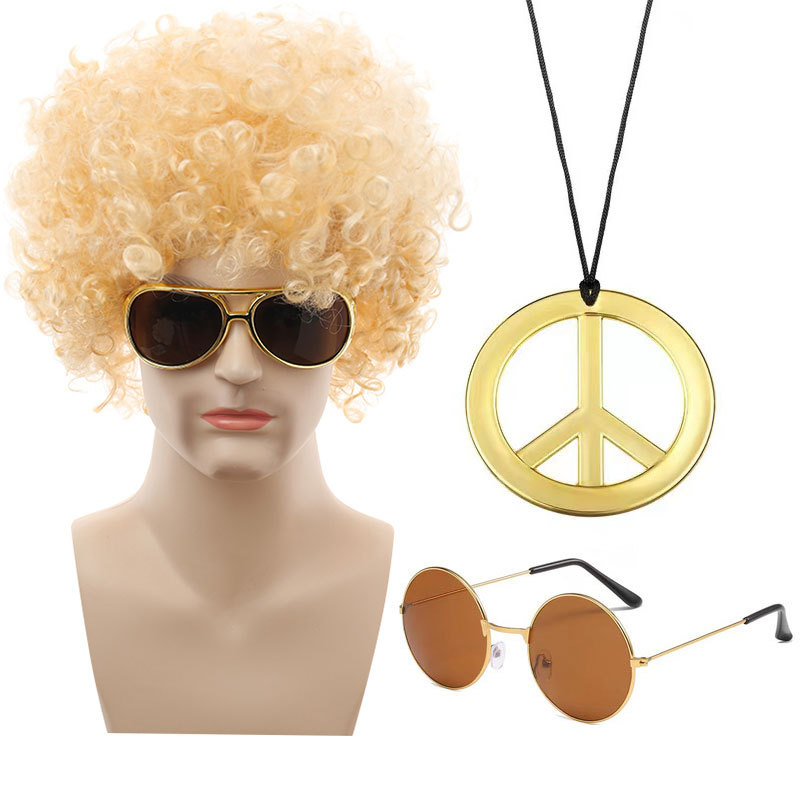 가벼운 황금 팬 헤어 [다크 브라운 골든]]