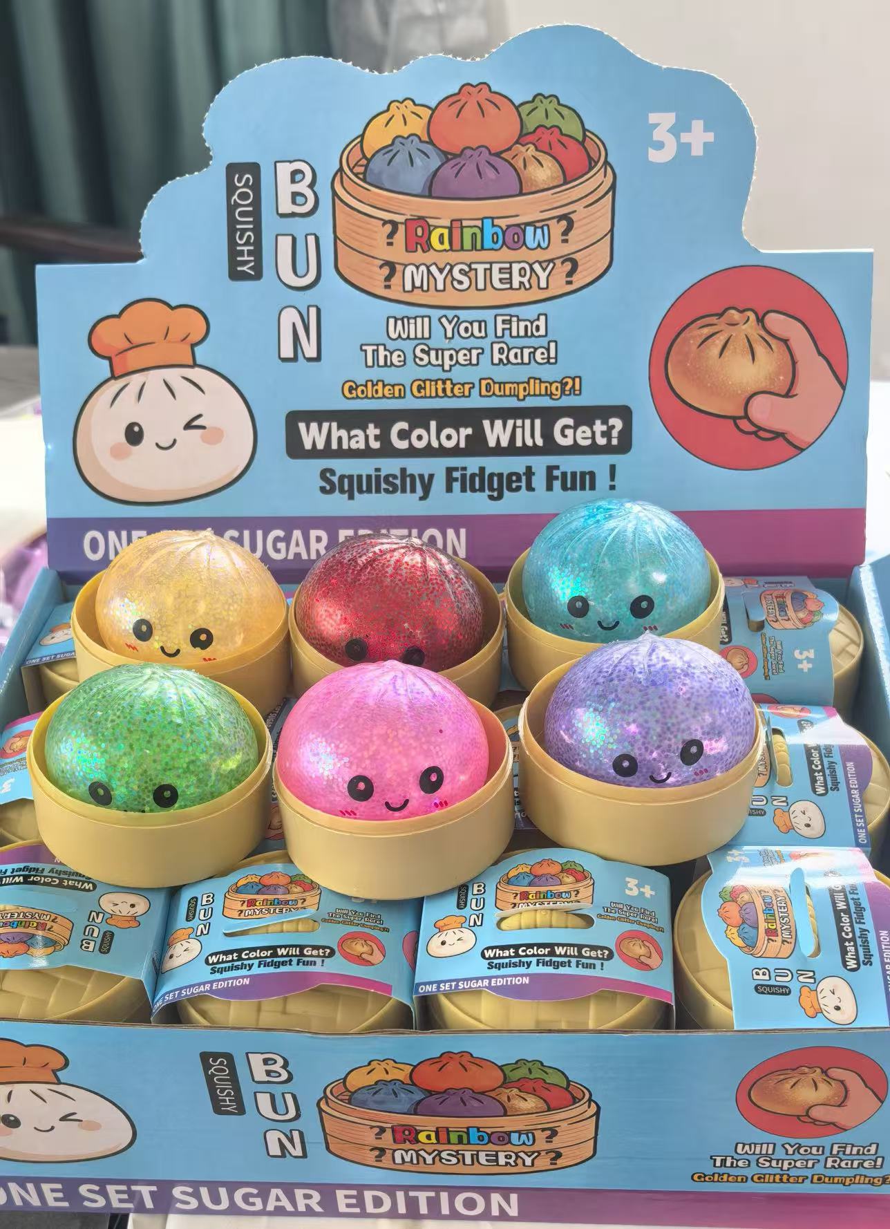 Bollos de cuentas explosivas de polvo flash de 5,5 cm + Caja ciega aleatoria de vapor se puede especificar