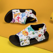 男女童夏季舒适时尚休闲轻便透气可爱卡通潮流平底运动凉鞋