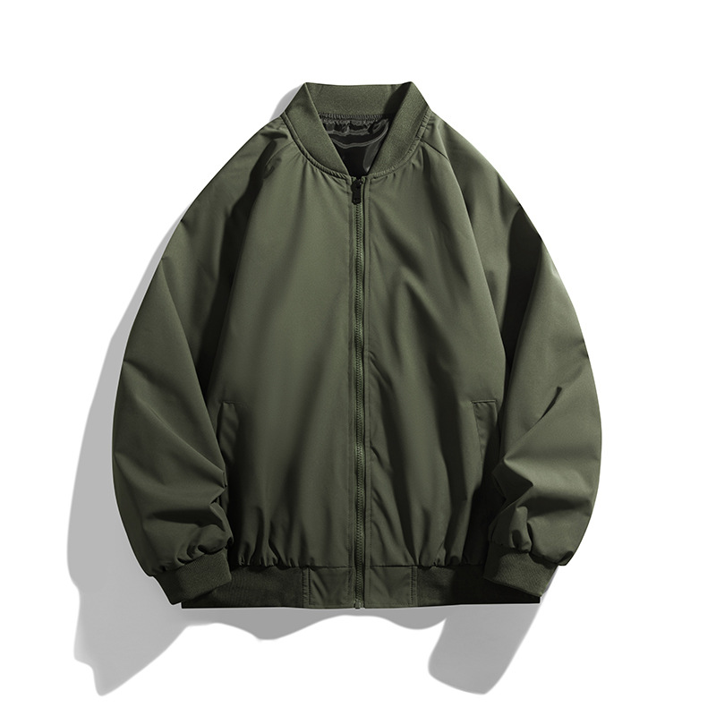 Trajes de trabajo deportivos al aire libre primavera y otoño chaqueta de piloto estadounidense personalizada trajes de béisbol masculinos