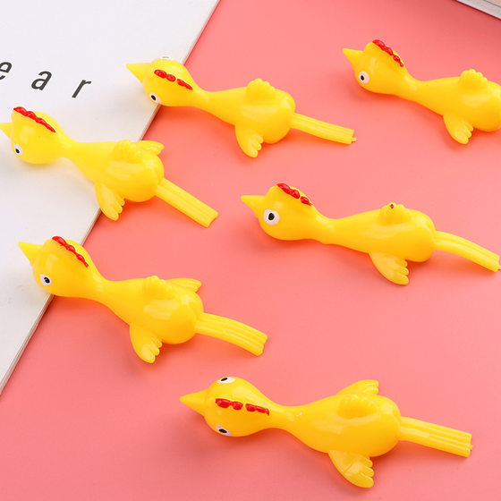 Internet celebrity same style sticky wall catapult Chicken launch flying slingshot decompression Turkey toy wholesale with fingers