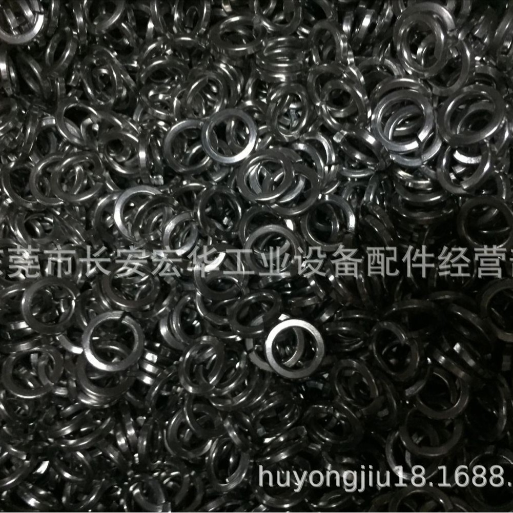 东莞宏华批发不锈钢304材质GB93弹垫M8M6垫片M10与M12M24M30M20