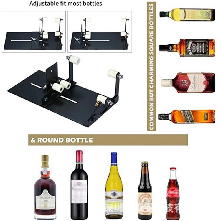 Herramienta de corte de botella de vidrio mejorada herramienta de corte de botella de residuos DIY herramienta hecha a mano cortador de botella cuadrada herramienta de botella