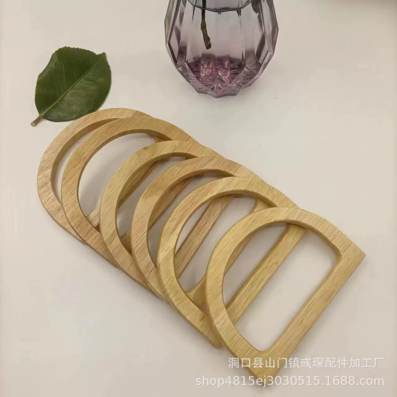 Деревянный аксессуар для сумки, ручка
