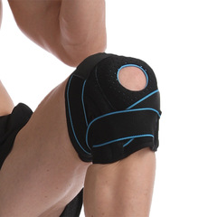 Sports knee pads for outdoor sports training, fitness, running, hiking, cycling, unisex, adjustable for joint and knee protection.