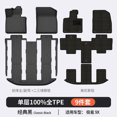 Suitable for Zeekr 001 Modelə uyğun ayaqaltı - ji-krypton-9x-tpe-foot-pads-menis