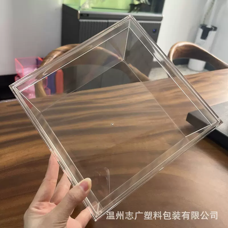 伴手礼水晶盒20*20*12.5cm结婚回礼伴郎伴娘套装盒亚克力ps批发