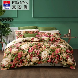 四件套;蚕丝被;纤维被