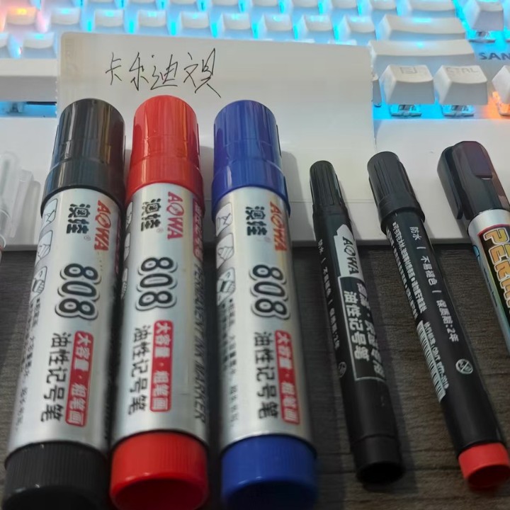 808 bolígrafo de marcado de gran capacidad bolígrafo logístico bolígrafo expreso bolígrafo de marcado pincel grueso bolígrafo de secado rápido