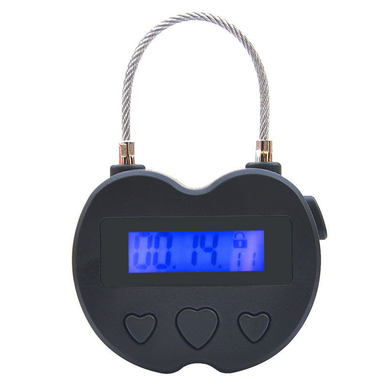 Intelligent Timer Lock, ABS Restraint Timer Lock with Button Control, Black — detail image 4