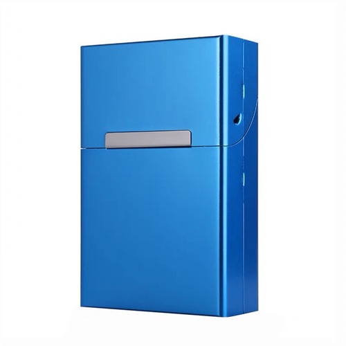 New Full Aluminum Alloy Cigarette Case 20 Pieces, Pack of Cigarettes, Soft and Hard Universal, Moisture-Proof, Durable, Personalized Magnetic and Laser Engraving