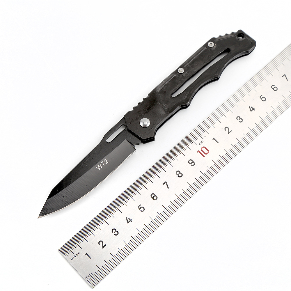 厂家现货折叠刀不锈钢高硬度户外小刀野外求生折叠刀防身迷你小刀