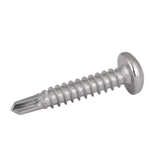 410 stainless steel cross recessed pan head drill tail screws round head self-tapping self-drilling dovetail screws M3.5-M6.3