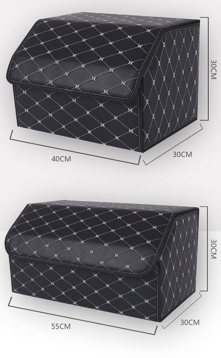 Car trunk storage box car storage and finishing box car multifunctional folding storage box