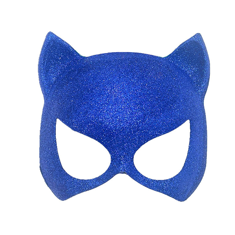 Nuevos productos transfronterizos polvo cara de gato media cara máscara de baile misterioso espectáculo de disfraz de fiesta sexy dama máscara de ojos