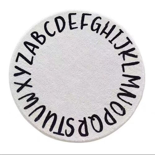 Thick Round Computer Chair Mat Living Room Bedroom Swivel Chair Mat, Study Room Home Office Chair Gaming Chair Foot Mat