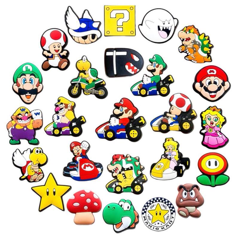 hole shoes diy accessories Mario Mario Super Mary shoes flower shoe buckle garden shoes decorative buckle accessories wholesale