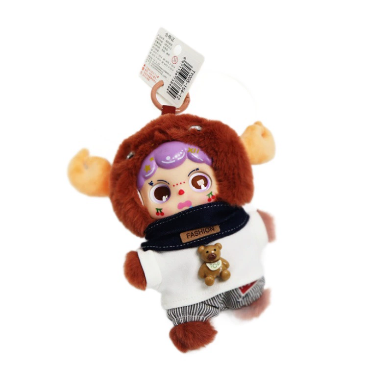 Cute plastic face plastic, doll, plush creative pendant, toy