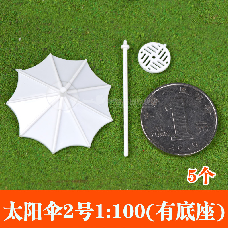 DIY material de mesa de arena modelo de escena modelo paraguas de sol paraguas de vacaciones paraguas de cafetería