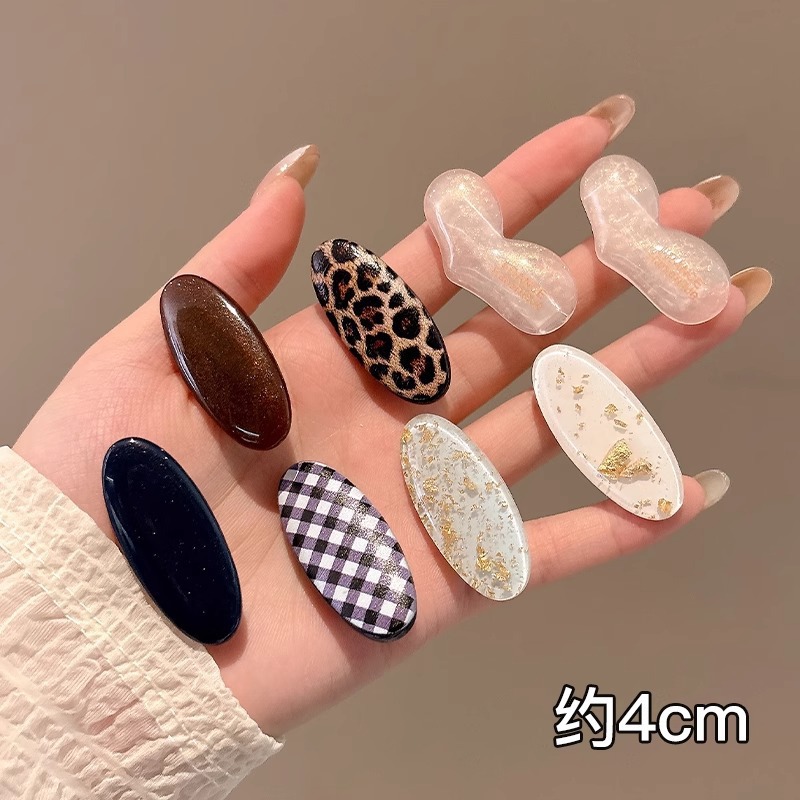 Clips de pelo de color gelatina dulce coreano otoño y invierno estilo francés pestaña estilo de cabello temperamento universal clips de cabello elegante accesorios de cabello