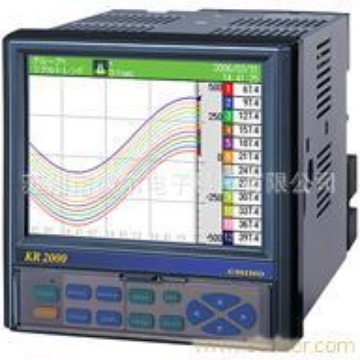 日本千野CHINO无纸记录仪KR2000新款触摸屏KR2S00/KR2S6PS-N0A