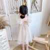 Summer children's dress, lace small princess costume, children's clothing, with embroidery