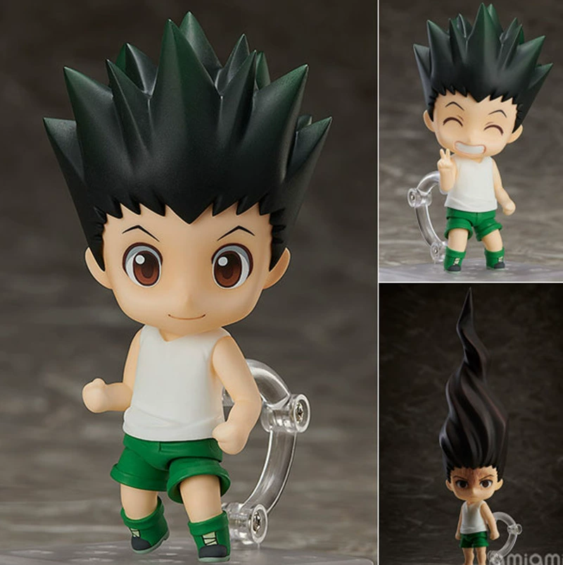 Версия Q Clay Man Полная охотничья банда Killua Kurapika Лице-меняющийся мобильная фигурка аниме