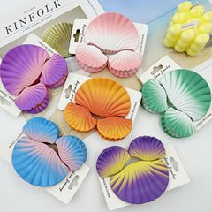 国境を越えた人気の新製品爪クリップ、ファッショナブルなグラデーションの夢のようなヘアクリップ、つや消しの細かい輝き、ハイエンドのヘアクリップ、ヘアアクセサリー、ヘッドドレス