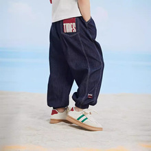 【严选】男童夏款裤子儿童防蚊裤冰丝牛仔裤夏季款男孩运动速干裤